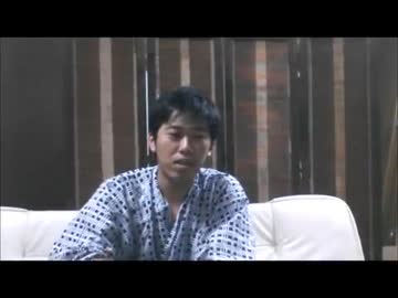 タクヤとの3P出張を終えてホテルで会話をするデカマラバリタチのレオ