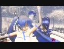 【MMD】雪ミク仕様らぶ式ミクさんとらっくるで『四角い地球を丸くする』