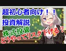 株式投資のリスクの下げ方　超初心者向け！あかりちゃん解説