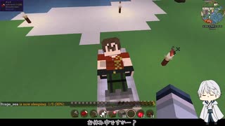【刀剣乱舞偽実況】鶴丸国永、刀流し遠足　その１５【Minecraftマルチ】