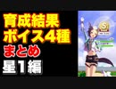 【 ウマ娘 】育成結果ボイス4種まとめ星1ウマ娘編【 リザルト　Sランク　ダッシュ 】