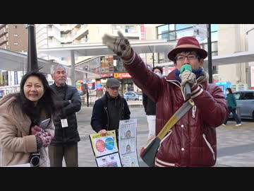 【榎本セイヤ：いつの間にか自由がなくなっている】極寒の大晦日！コロナワクチン・PCR検査反対！⑦ 2021/12/31 国分寺駅北口PCR無料検査会場（テント）前