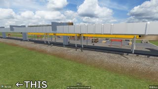 Intelligent Empty Rail collects and distributes RGV vehicles TEST【TransportFever2】