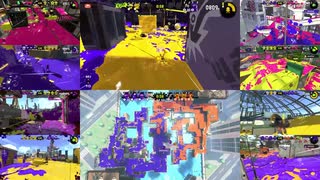 スプラトゥーン2_全員視点の複数動画・10分割画面を作ってみたい