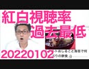 NHK紅白視聴率が過去最低を記録／時事通信の偏向報道「勢いづく改憲勢力に立憲と共産が苦慮」なぜ苦しいのか意味不明 20220102