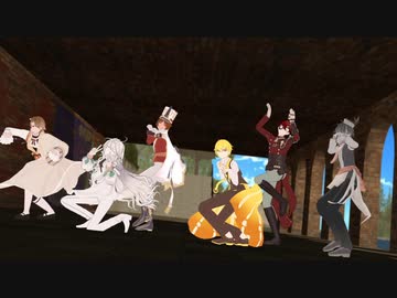 【MMDフーファン】食霊達で「エンヴィキャットウォーク」【2022年新春ＭＭＤ祭り】