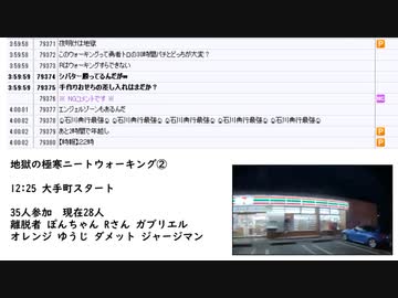 【その３】暗黒放送 地獄の極寒ニートウォーキング②（6～12時間目）　放送（2021/12/31）