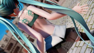 【MMD】  ミクさんで疑心暗鬼  【ぱんつ見えません】