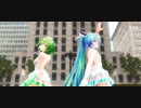 【MMD】Tda式改変GUMI、ミクで "Love Me If You Can"