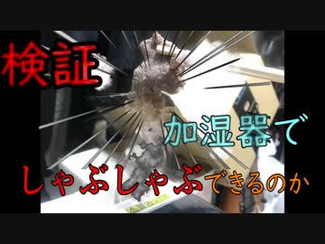 【検証】加湿器でしゃぶしゃぶは作れるのか！？
