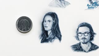 【１円極小】カヤ・スコデラリオさん描いてみた【Kaya Scodelario】【エアーブラシ】【airbrush】