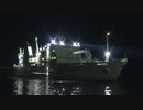 ある夜の「フェリーみしま」鹿児島港入港（日帰り便）