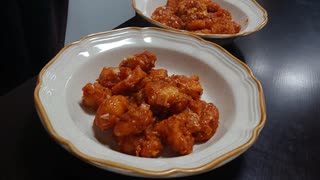 頑張れば家でも本格的に！海老のチリソース炒め。shrimp with chili sauce