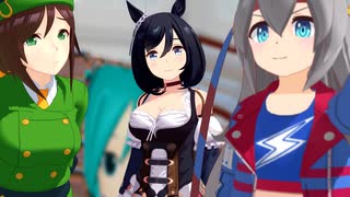 MMDの世界に行ったウマ娘たち