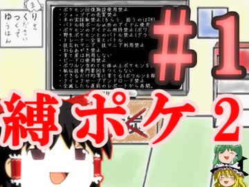 ポケモンど鬼畜縛り 縛り好きのための ポケモンルビーゆっくり実況解説プレイ2 Part1 ニコニコ動画