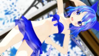 チルノちゃんは冬に水着でも元気いっぱいなんです