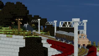 【Minecraft】Mゲージ　〜マイクラでつくる鉄道模型〜　Part.3 【VOICEVOX】