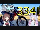 【VOICEROID車載】今年の目標宣言！！【モトクロス】
