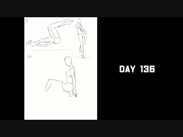 毎日クロッキー１００日間欠かさずやってみた。