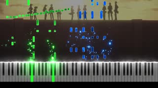 【ピアノ Midi採譜】The Rumbling - SiM 【進撃の巨人 The Final Season Part 2】