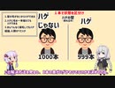 【ゆっくり解説】人類はすべてハゲ？！ハゲのパラドックスとは【VOICEROID解説】