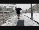 【外配信】東京が大雪（5cm）で大変なんですぅ〜！【自転車】
