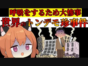 呼吸をするため大惨事...世界のトンデモ事件・事故【VOICEROID解説】