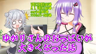【CeVioAI A.I.VOICE VOICEROID劇場】ゆかりさんのおっぱいが大きくなった話【ソフトウェアトーク劇場】