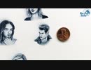 【１円サイズ】アンドリューガーフィールドさん描いてみた Andrew Garfield