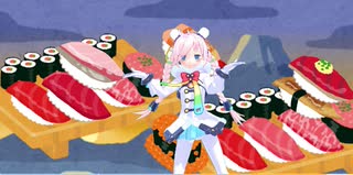 寿司は日本の食文化【Vocaloid RANA】こばやしぱせり　MMD