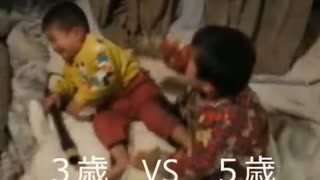 3歳vs5歳