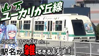 【首都圏なのに非冷房】駅名がヤバすぎる:山万ユーカリが丘線【VOICEROID鉄道】