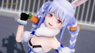 【MMDホロライブ】兎田ぺこらが歌って踊る「オツキミリサイタル」