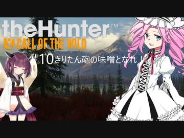 【theHunter: CotW】# 10 漆黒ハンターめたんちゃん【VOICEVOX】