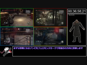 【RTA】バイオハザード オペレーションラクーンシティ 4人CO-OP 1時間7分51秒　＃2