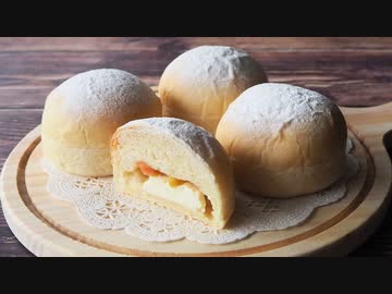 kiriクリームチーズと林檎のふんわり白パンの作り方【アレンジ】【レシピ】【パン作り】【手ごね】