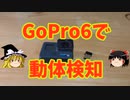 【ゆっくり解説】GoPro6で動体検知をしてみた