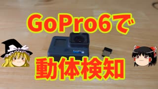 【ゆっくり解説】GoPro6で動体検知をしてみた