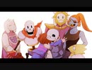 【手描きUNDERTALE】Ｇルートのサンズが主人公っぽい動画【アニメOP風】
