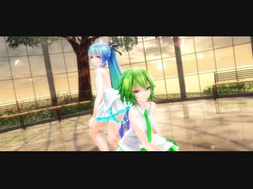 【MMD】Tda式改変GUMI、ミクで『ナーヴ・インパルス』