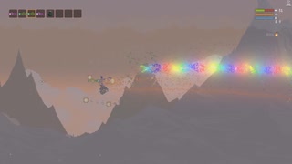 岩で高速移動するnoita