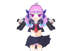 【手書き】パンツじゃないから恥ずかしくないあくたん【湊あくあ】