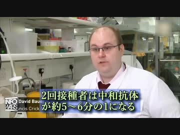 ワク●ン2回接種後に中和抗体が約5分の1に低下