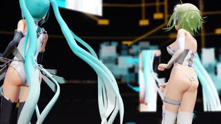 【MMD】GUMIとミクでキドアイラク