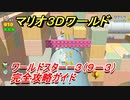 【マリオ３Ｄワールド】スターー３（９－３）攻略ガイド　グリーンスターとハンコの場所全部紹介！