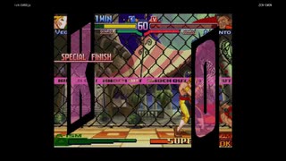 ストリートファイターZERO3　プレイ動画　ロレントVSバルログ(自分)