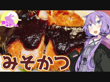 【VOICEROIDキッチン】腹ぺこゆかりんのおうちでご飯【味噌かつ】