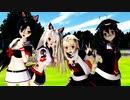 【MMD艦これ】時雨と夕立の４人で「テルミーアンサー」を踊ってもらいました【MMDアズールレーン】