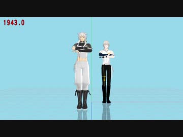 【MMD刀剣乱舞】アザイドロップモーショントレース途中（まだ2人目）0-3305f