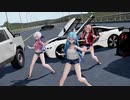 【MMD】WAVE／niki × 花たん × 初音ミク・弱音ハク・重音テト